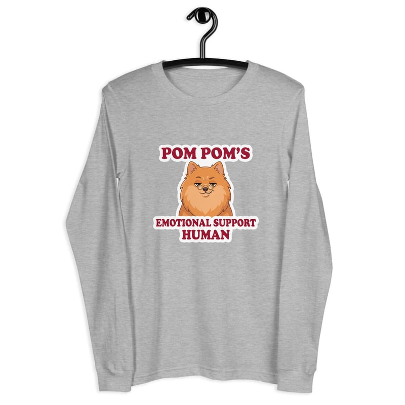 Emotional Support Human Long Sleeve Tee